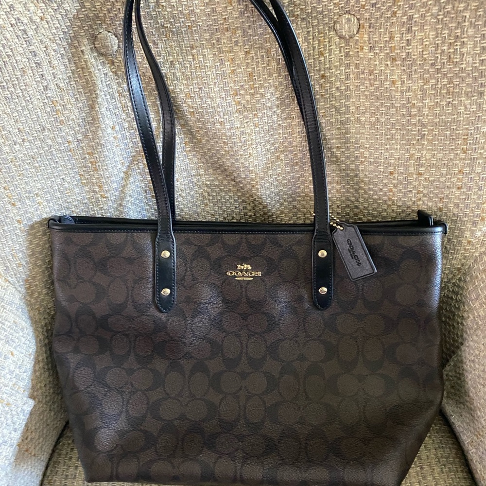 Coach Brown Tote Bag